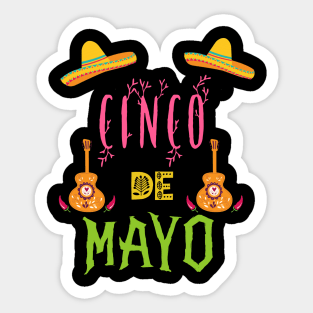 Cinco De Mayo Sticker